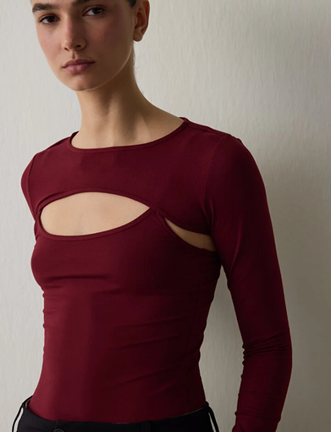 PH9AYI0D25SK Բոդի   CREW NECK LAYER BODYSUIT