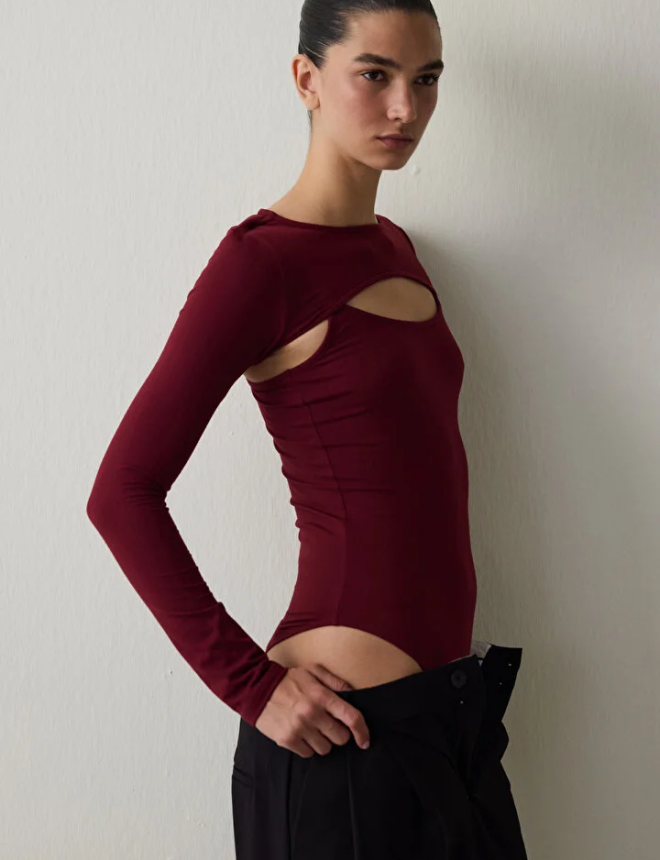 PH9AYI0D25SK Բոդի   CREW NECK LAYER BODYSUIT