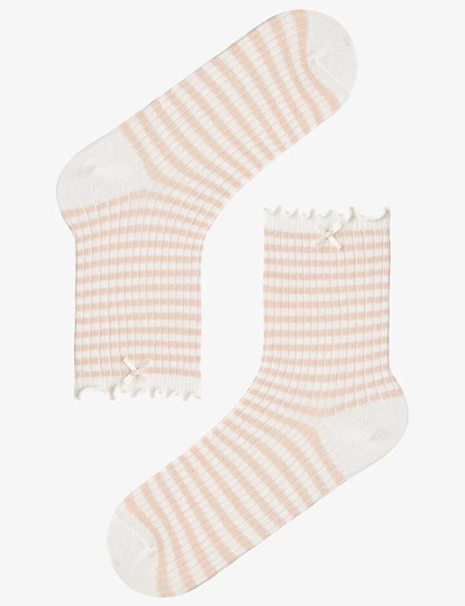 PHABR0B226IY Գուլպա 2 զույգ FRILL STRIPE 2LI SKT