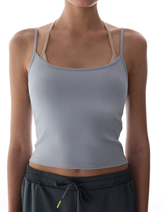 PHAQ0M5K26IY Տոպ անթև  LAYERED ACTIVE TOP