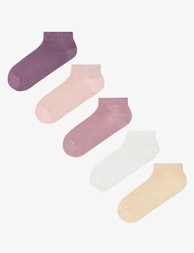 PHJD647T26IY Գուլպա 5 զույգ SOFT JACQUARD 5LI PTK