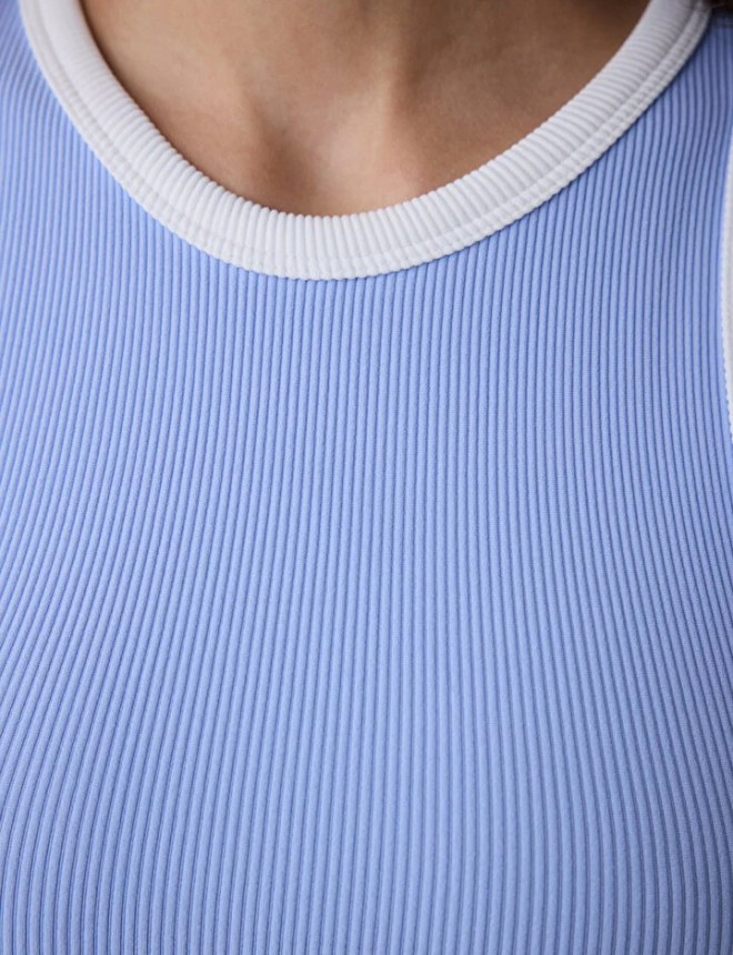 PHJOFRS625IY Տոպ անթև SEAMLESS COLOR BINDED TOP FAHION