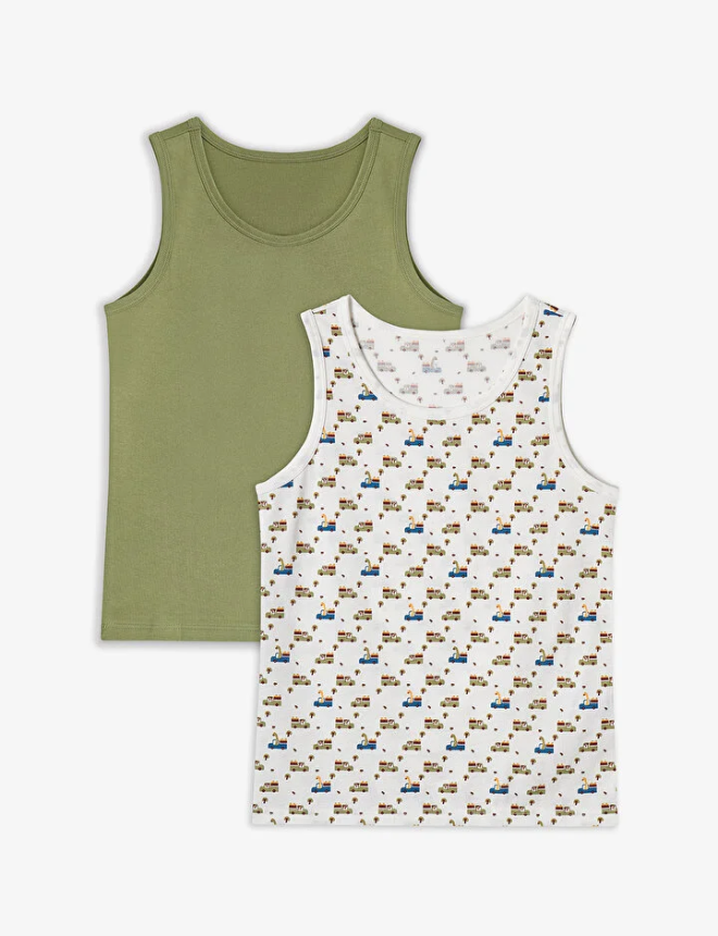 PL2YC9H326IY Ներքնազգեստ շապիկ անթև 2 հատ B.DINO IN THE FIELD 2 PACK VEST