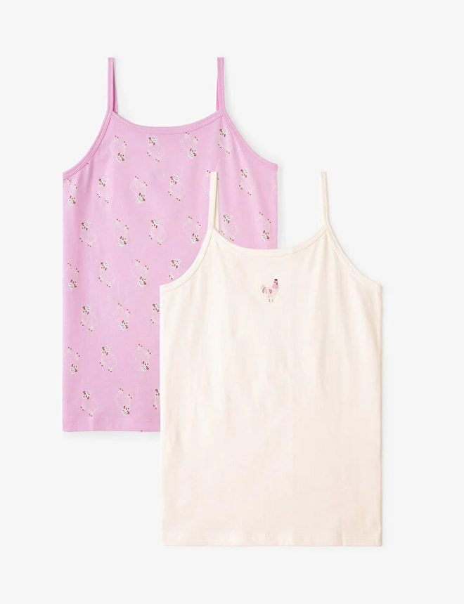 PLN2VCVP26IY Ներքնազգեստ շապիկ անթև 2 հատ G.PINKSHEEP 2 PACK VEST