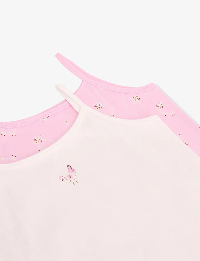 PLN2VCVP26IY Ներքնազգեստ շապիկ անթև 2 հատ G.PINKSHEEP 2 PACK VEST