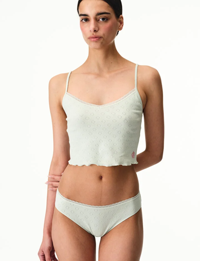 PLPNTU3Z26IY Տոպ անթև  POINTEL CROP CAMI