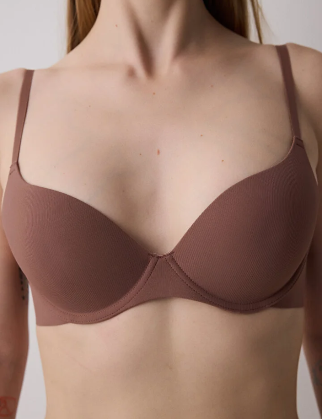 PLQIT3BG25IY Կրծկալ RIBBED LIFTING BONDING BRA FASHION