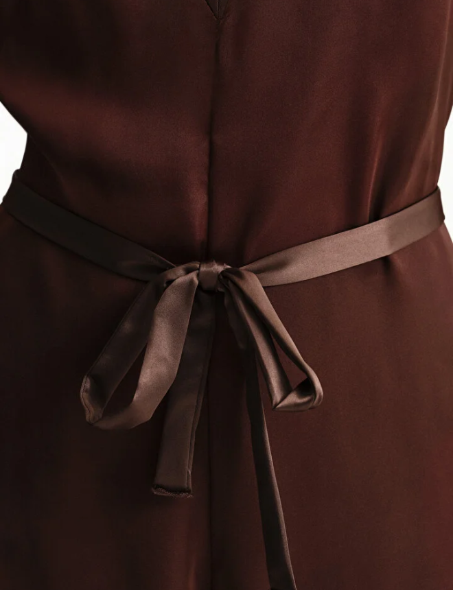 PLU31ZYJ26IY Կոմբինիզոն անթև  SATIN CHIFFON TEDDY