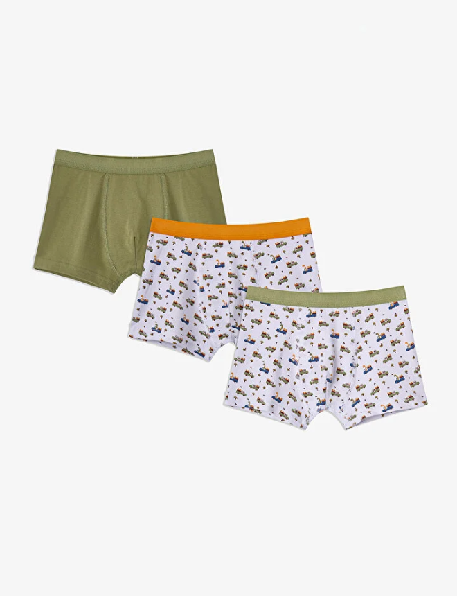 PLZSJFBI26IY Ներքնազգեստ վարտիք 3 հատ B.DINO IN THE FIELD 3 PACK BOXER