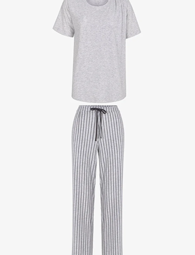 PN6516N426IY Գիշերազգեստ շապիկ կիսաթև և տաբատ  MAMA COZY DAY SS PANT SET